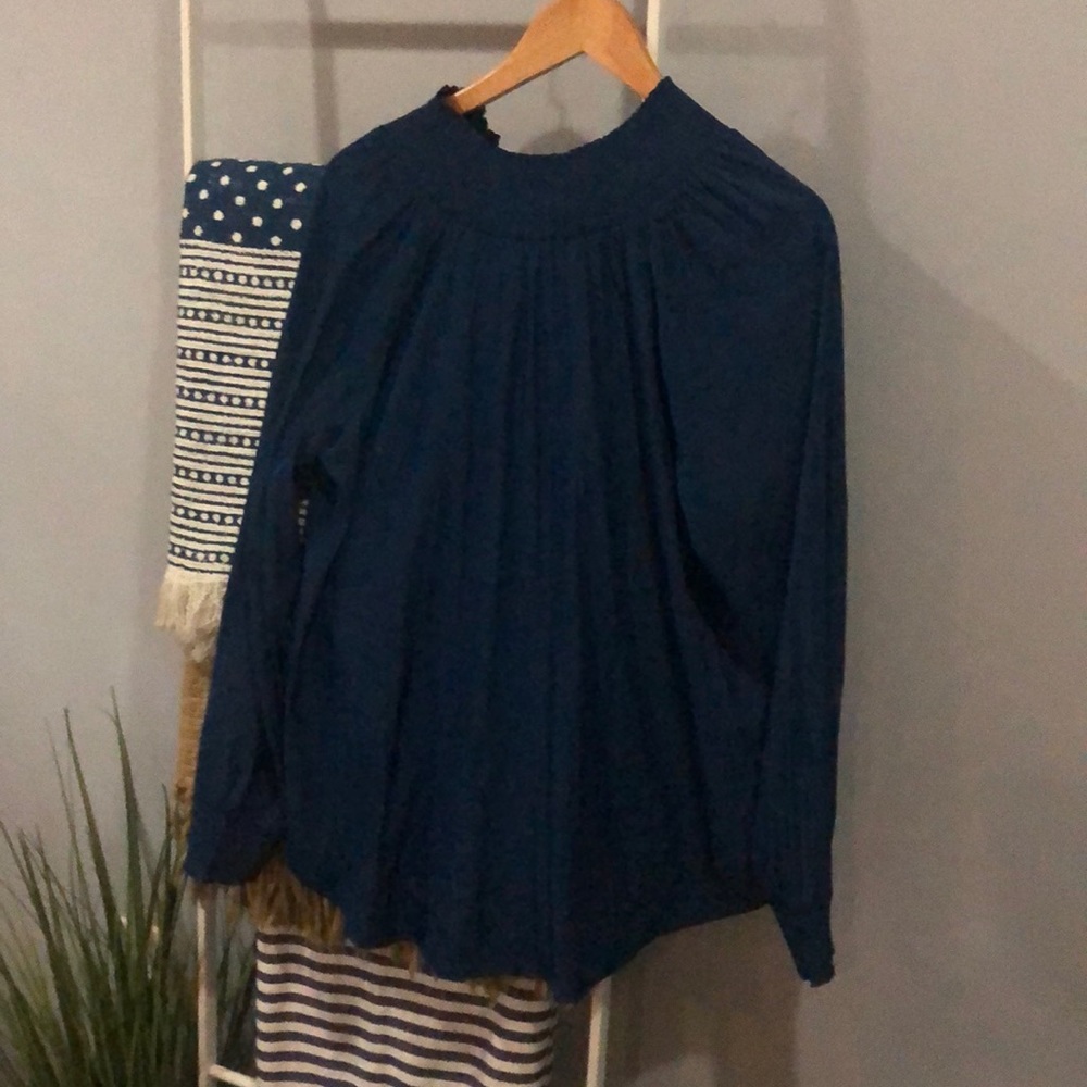 Chico’s Blouse - Navy Blue